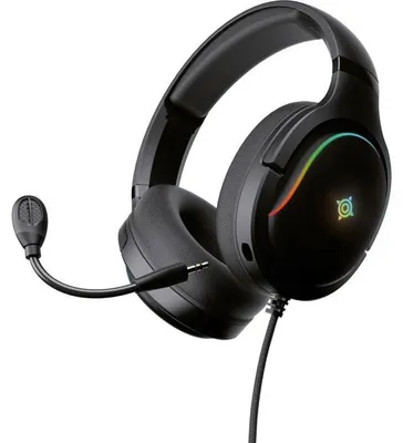 Produktbild von Gaming Headset, Kabelgebunden, Borealis, Abnehmbares Mikrofon, LED RGB, Schwarz