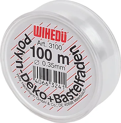 Produktbild von Perlonfaden D0,35mm 100m HECKMANN 530.002 5kg
