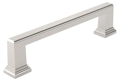 Metallgriff Trek, 128 mm, polierter Nickel, modern