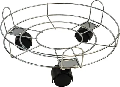 Produktbild von Pflanzroller, Pflanzenroller, Blumenroller, Metall-Chrom bis 60 kg Ø 29 cm