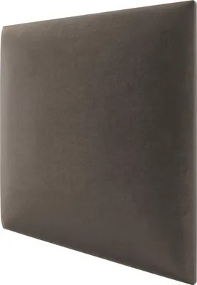 Immagine prodotto di STEGU Quadrato Pannello imbottito Velluto Marrone 30x30 cm