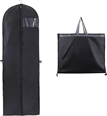 Produktbild von Kleidersack für Brautkleider, schwarz