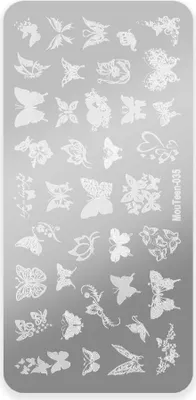 Produktbild von MouTeen Schmetterling Stempelplatte-035