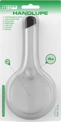 Image de Loupe HARO avec poignée ronde Diamètre : 75 mm transparent