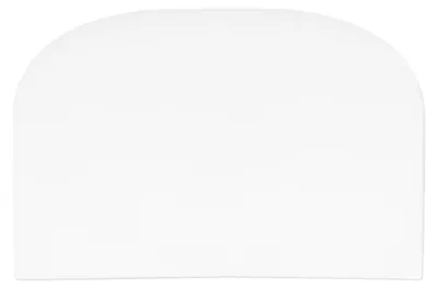 Produktbild von Teigschaber weiß, LDPE 148 x 99 x 2 mm