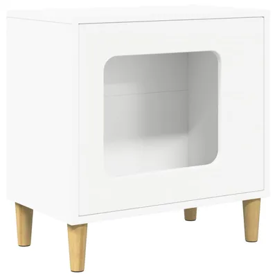 Zdjęcie produktu dla vidaXL Domek dla kota Biały 51 x 30 x 52 cm Materiał drewnopochodny