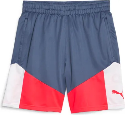 Produktbild von PUMA Herren Individualcup Strick Shorts, Puma White-inky Blue, M EU