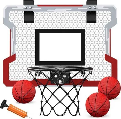 Immagine prodotto di Set da basket per bambini (per interni ed esterni) con 3 palloni