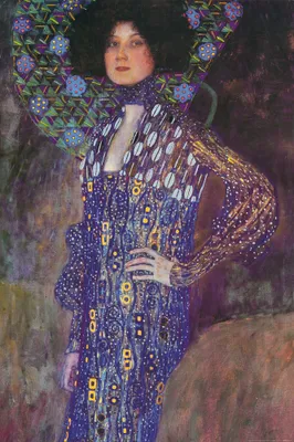 Obrázek produktu pro Gustav Klimt art print obraz - Emilie Flöge, 1902 (120 x 80 cm)