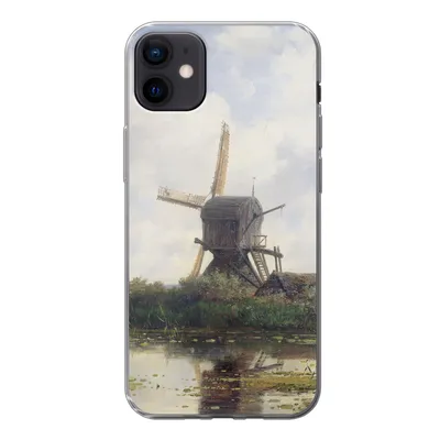 Produktbild von MuchoWow® Handyhülle Schutzhülle Hülle für iPhone 12 mini Malerei - Mühle - Alte Meister Silikon Softcase Handy Hülle - Bild