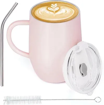 Produktbild von Isolierte Reise-Tasse 350ml Doppelwandig Kaffee Thee