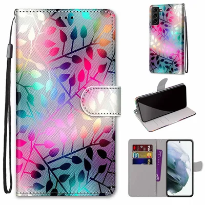 Productafbeelding van Beschermhoes voor Samsung Galaxy S22 Plus 5G, portemonneehoes, 360-graden beschermhoes, etui, kleur: doorschichtig glas
