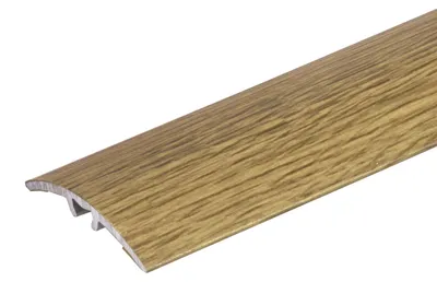 Zdjęcie produktu dla Profil progowy aluminiowy wąski 30mm 5w1 CEZAR Dąb Santana mat 1,86m