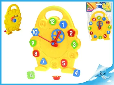 Image de TechnoK 3046 Horloge, 34 x 27 x 6 cm, jaune