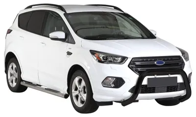 Obrázok produktu pre Ochranná lišta predného nárazníka pre Ford Kuga 2017-2019 ø76mm oceľová čierna Ochrana