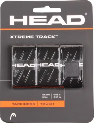 Immagine prodotto di Head XtremeTrack overgrip wrap tl. 0,6 mm nero confezione da 3