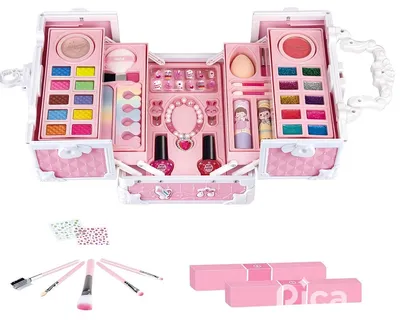 Produktbild von Schminkkoffer für Mädchen, Kinder Make-up Set, Beauty Case, Geschenk Spielzeug