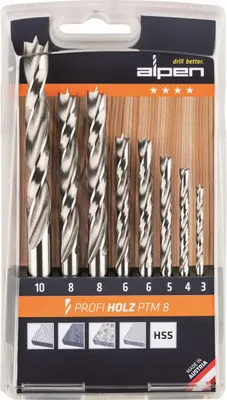 Produktbild von Alpen PTM 8 Profi Holz 8-tlg.