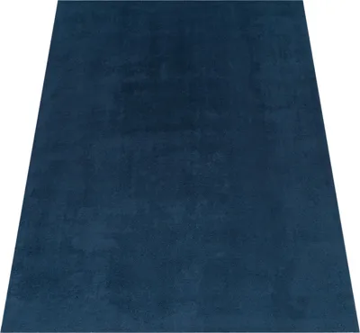 Produktbild von Moderner Wohnzimmer Teppich Kurzflor Waschbar Weich Felloptik Anti-Rutsch Grösse 200 cm Quadrat