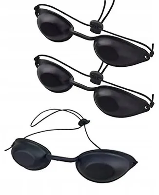 Zdjęcie produktu dla Okulary ochronne UV solarium opalanko ipl terapia 3 sztuki