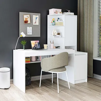 Productafbeelding van Skye Decor, hoogwaardig bureau (ouderenkorting) - Wit, 160x60 cm, 100% melamine