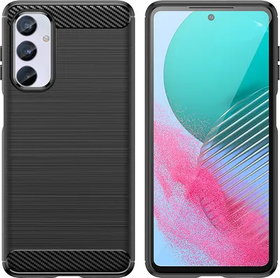 Obrázek produktu pro Ohebné Pouzdro Carbon Pattern Pro Samsung Galaxy M54 Carbon Case - Černé
