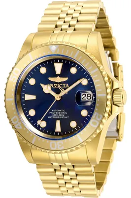 Produktbild von Invicta Pro Diver 30097 Herren Uhr - Automatisches Uhrwerk - Edelstahl mit Blauem Zifferblatt - 42 mm