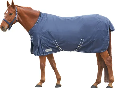 Produktbild von Outdoordecke Economic dunkelblau 200g Füllung  Pferdedecke  Stalldecke in 135