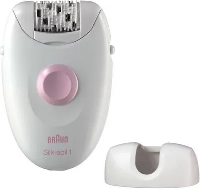 Produktbild von Braun Silk-épil 1 1370, Pink, Weiß, 20 Pinzette, SoftLift, Abdomen, Hinterer Oberschenkel, Gesäß, Innere Oberarme, Äußerer Oberschenkel, Taille, 12 V, 240 g