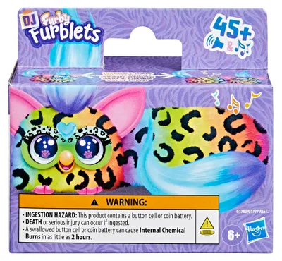 Produktbild von Furby DJ Furblets Rain-Bow-Kat, 6 Jahr(e), LR44, Akkus/Batterien enthalten