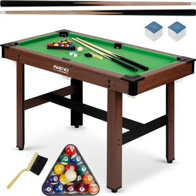 Obrázek produktu pro Kulečníkový stůl 122 x 61 x 76 cm NS-807 Tmavě hnědá