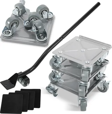 Produktbild von Clanmacy Möbelrolle Transportroller Möbelheber Möbeltransport Set Möbelrollen Möbelrücker 4 tlg