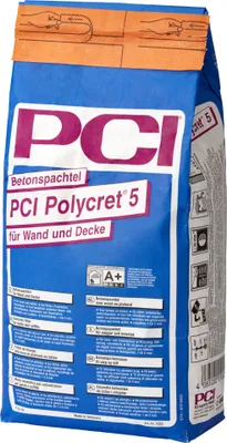 Produktbild von PCI Polycret 5, Betonspachtel für Wand und Decke, 5 kg