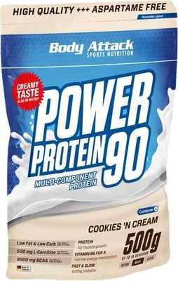 Produktbild von Body Attack Power Protein 90 500g Pistachio Cream