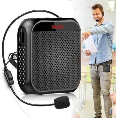 Produktbild von Mini draagbare oplosbare Sprachverstärker mit Mikrofon 2200 mAh für Trainer, Dozent, Guide