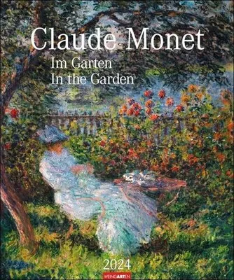 Produktbild von Claude Monet - Im Garten. Kalender 2024 mit den schönsten Gartenbildern des Impressionisten aus den Museen der Welt. Wandkalender 2024 Großformat für Kunstliebhaber. 46x55 cm