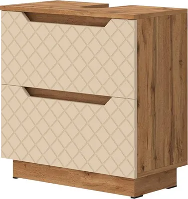 Image de Meuble sous vasque simple Vicco Lotta Cachemire 59.8x62.5cm avec 2 tiroirs, Model 58526