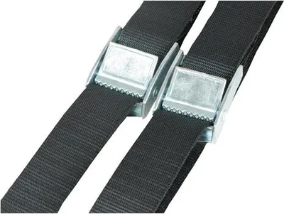 Produktbild von MMXX Gurtklemmen-Zurrgurt 25mm breit,0,5 m lang, 250 daN in der Umreifung,Pack a 2 Stück,schwarz