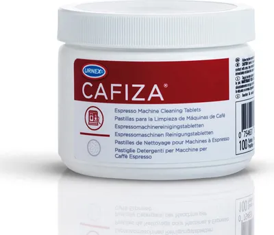 Produktbild von Urnex Cafiza Espressomaschinenreinigungstabletten, 1,2 g, Packung mit 100 Stück