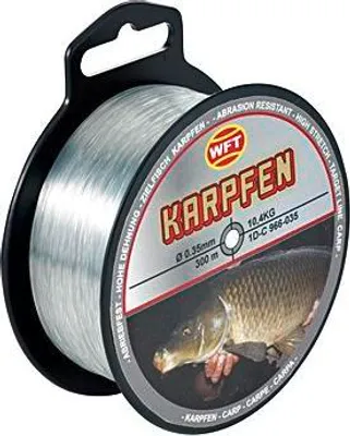 Produktbild von WFT Zielfisch Karpfen 400m grau - Angelschnur, Durchmesser/Tragkraft:0.30mm / 8kg Tragkraft