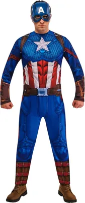 Immagine prodotto di Capitan America - Costume - Uomo BN6236 (S) (Blu/Rosso)