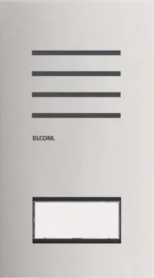Produktbild von ELCOM Türstation 1/1 Audio 2D REQ001Y Edelstahl ONE