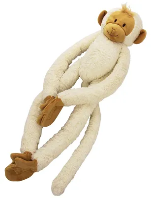 Produktbild von Happy Horse Kuscheltier weiße hängende Affe 85cm - weiches Plüschspielzeug