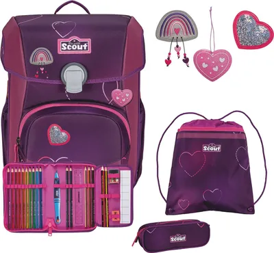 Produktbild von Scout Neo Safety Superflash Lovely  Set 5-teilig Schulranzen  75460302300