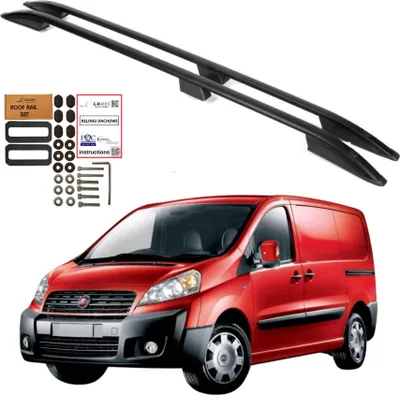 Image de Dachreling FIAT SCUDO CITOREN JUMPY PEUGEOT EXPERT L2 2006-2017 SCHWARZ