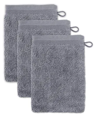 Produktbild von möve Superwuschel Waschhandschuh 15 x 20 cm aus 100% Baumwolle, stone 3er Set