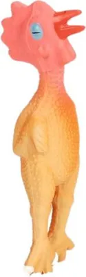 Zdjęcie produktu dla Beeztees Chicken - zabawka dla psa - żółta - mała - 15,5x4,5x6 cm