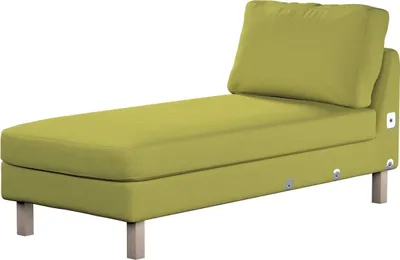 Produktbild von Dekoria Bezug für Karlstad Recamiere Zustellsofa, kurz, limone, Bezug für Karlstad Recamiere Zustellsofa