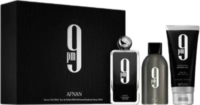 Produktbild von Afnan Afnan 9 pm EDP 100 ml + DEO Spray 150 ml + SG 150 ml (man)