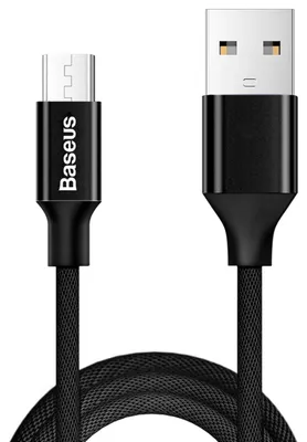 Image de Baseus Yiven 1.5M 2A Usb to Micro Usb Cable - Noir